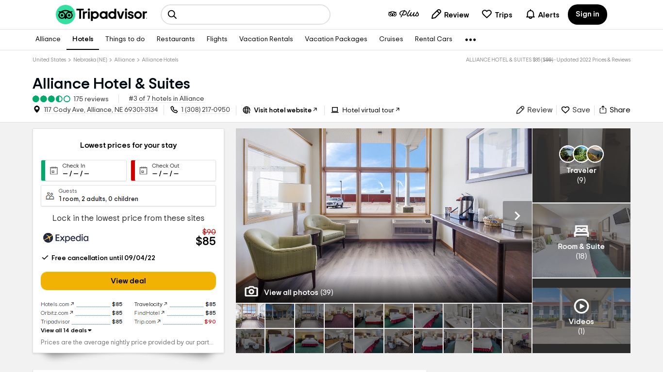 ALLIANCE HOTEL & SUITES $85 ($̶1̶0̶2̶) - Updated 2022 Prices & Reviews - NE